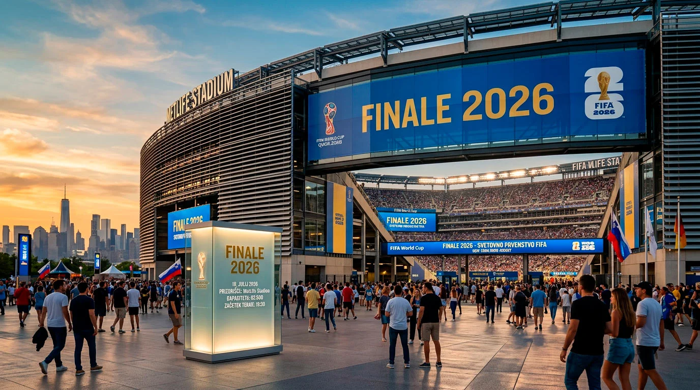 MetLife Stadium v New Jerseyju - prizorišče finala SP 2026