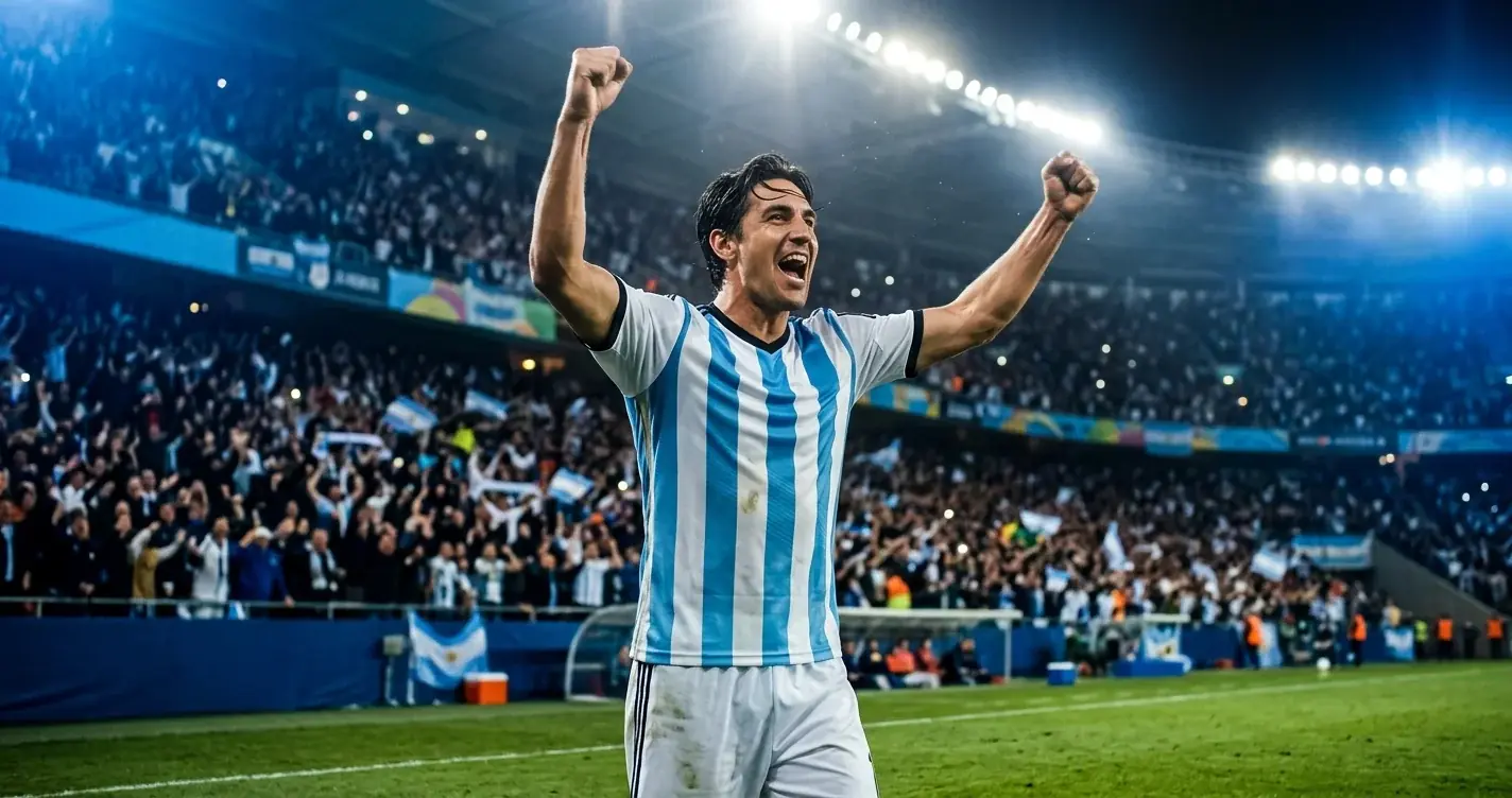 Lionel Messi slavi rekordni zadetek na svetovnem prvenstvu 2026