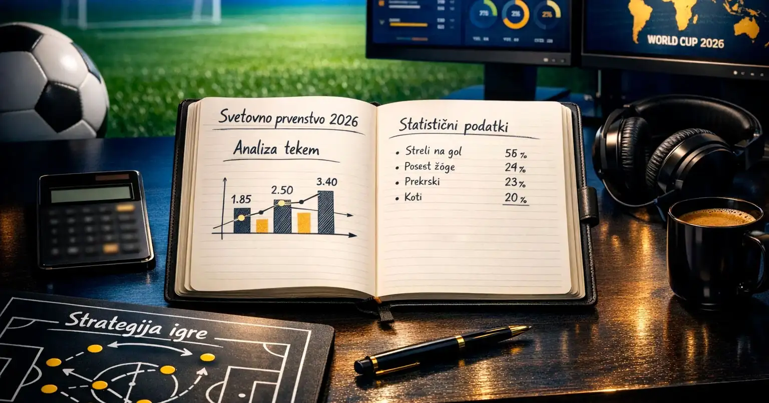 Analitični vodnik za stave na SP 2026 z nogometnim statistiko in strategijami